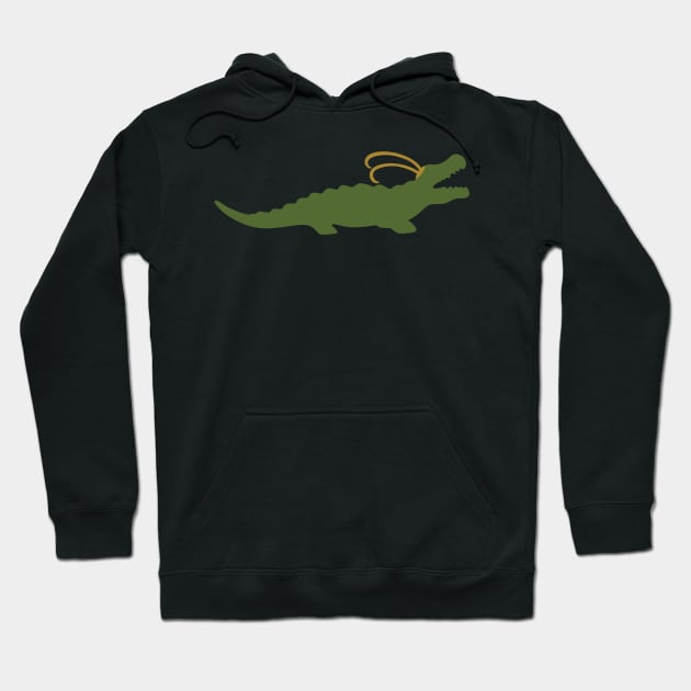 Alligator Loki the god of mischief Hoodie by JessCarrsArt